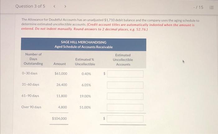 3 of 5 - / 15 View Policies Current Attempt in Progress