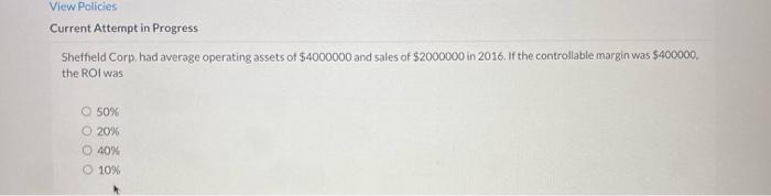  View Policies Current Attempt in Progress Sheffield Corp. had average operating