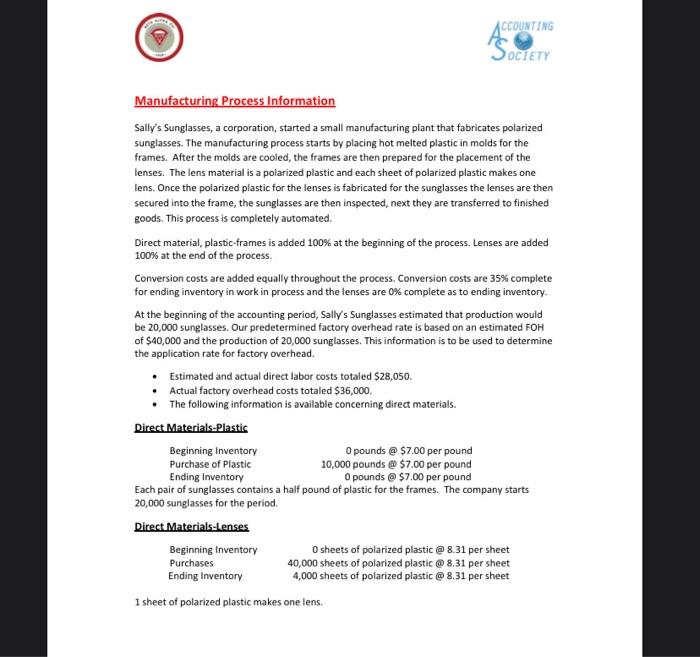 requirements: 1. Determine the predetermined overhead rate. 2. Determine the total number