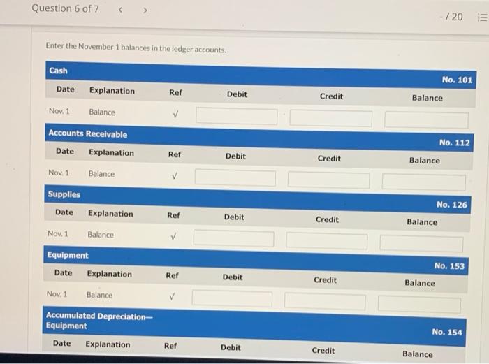 Debits No. 101 $ 2,832 154 $2.360 112 5,015 201 Cash Accounts