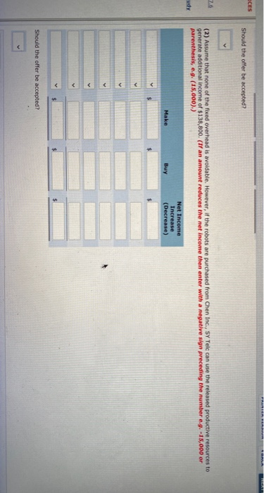 incremental analysis: Identify each statement as true or false 1. The first