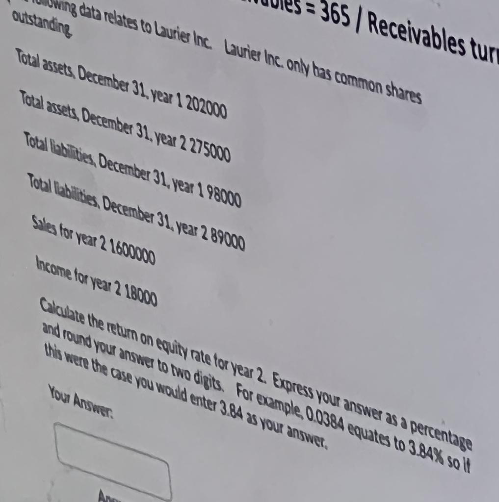 This is first-year university accounting, please answer quickly. ang data relates to