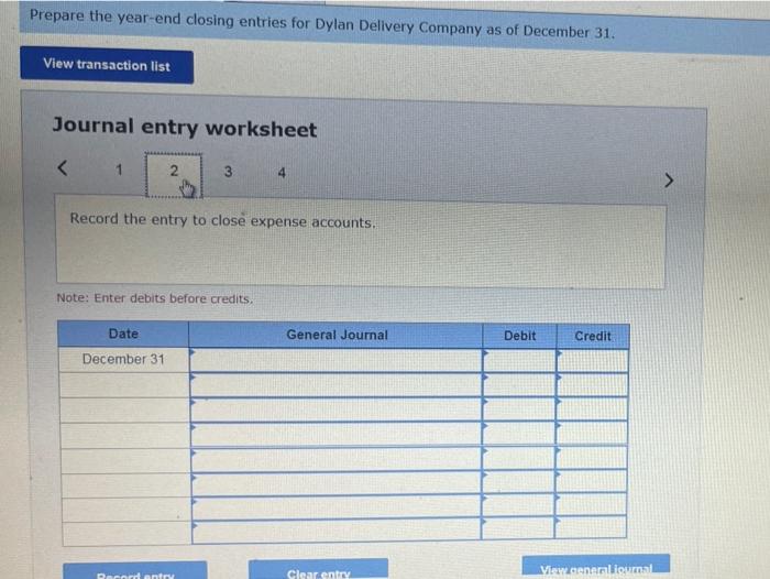 a. Unrecorded depreciation on the trucks ot the end of the year