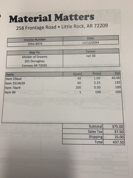 The bookkeeper MOD is the owner's wife, and she doesn't really know