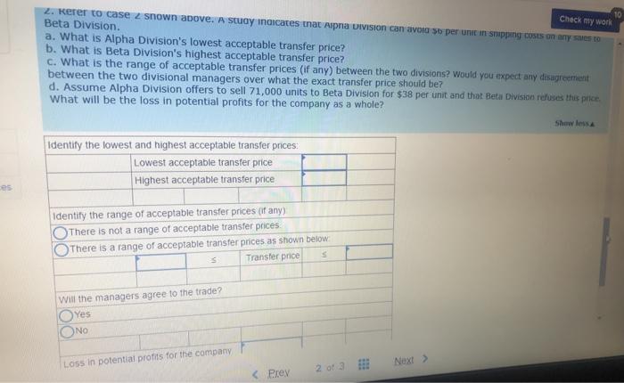 $ 6 Alpha Division: 3 Capacity in units Number of units now