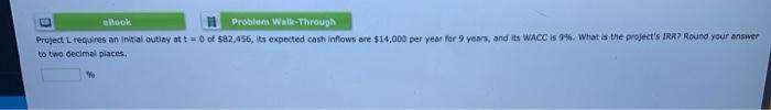 outlayatto of $45,000, its expected cash inflows are $10,000 per year for
