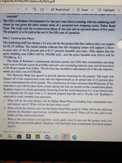 PLEASE DO IN EXCEL WITH CALCULATIONS AND WORK SHOWN. Chapter 2016%20Problems 2015).pdf