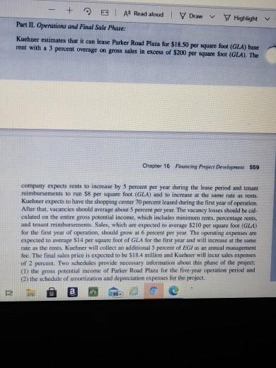 + E A Read aloud Draw V Highlight HT consider'? The CEO