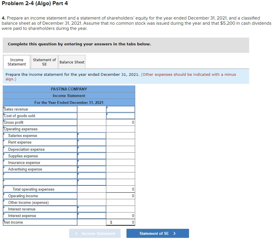 2-4 (Algo) Accounting cycle; adjusting entries through post-closing trial balance [LO2-4, 2-6,