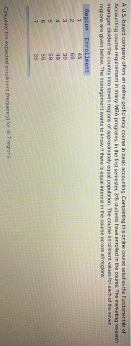  A U.S.-based company offers an online proficiency course in basic accounting.