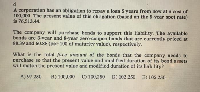 please solve this problem without using excel and show all steps. 4