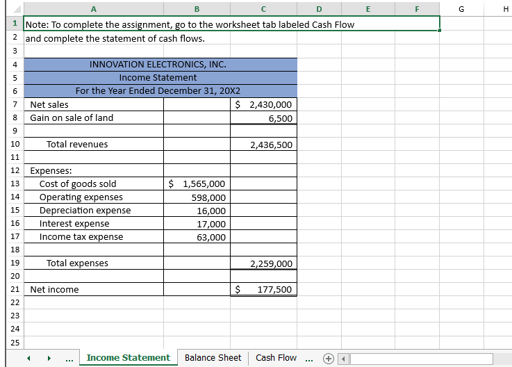 calculations. 4 worksheet. Note: Blank cells may be included in calculations. 5