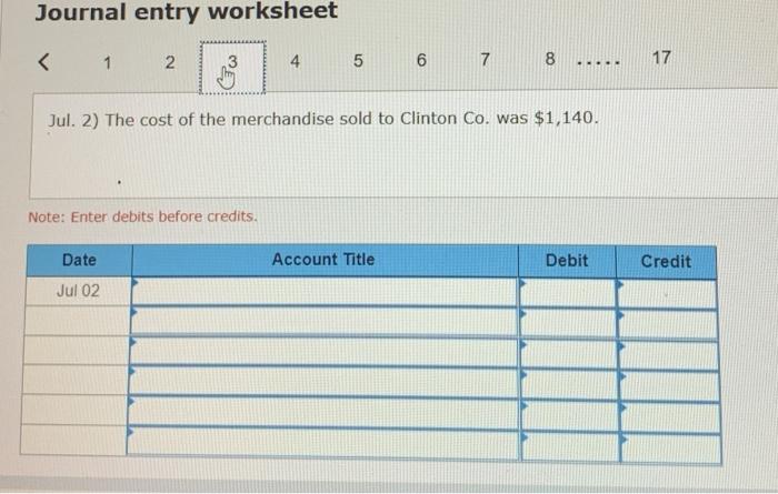 and payable, for example, record the purchase on July 1 in Accounts
