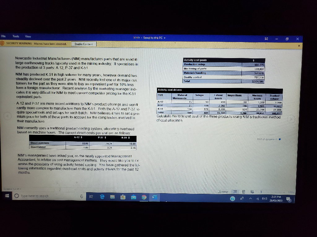  File Tools View lanh - Saved to this PC- SECURITY WARNING