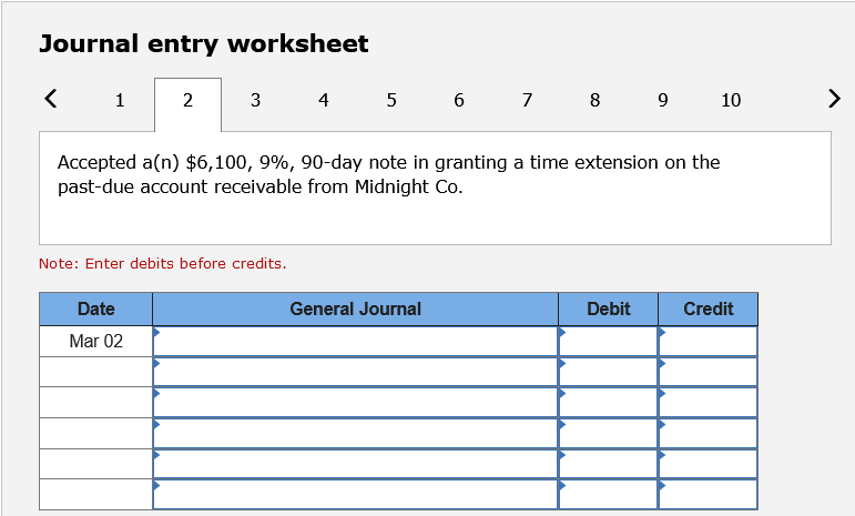 7 note. Dec. 1 Wrote off the Privet account against the Allowance