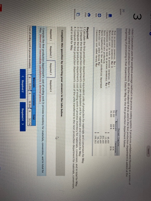 out in production departments. All of the material that is used in