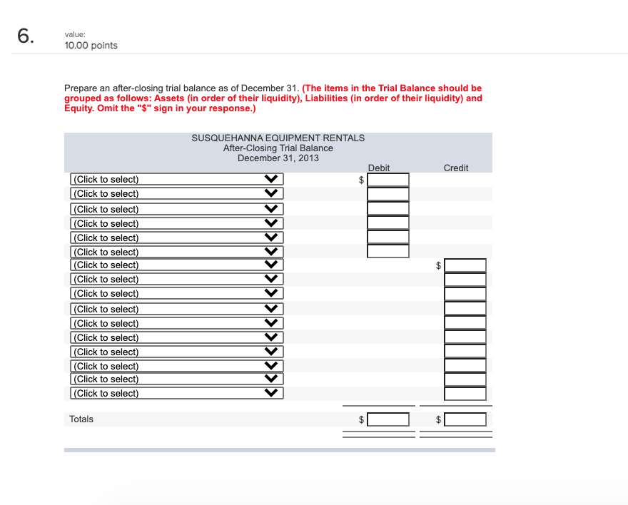 Interest Payable Salaries Payable Dividends Payable Unearned Rental Fees Income Taxes Payable