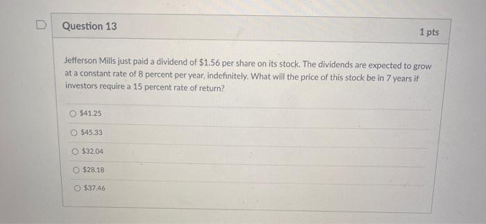 of firm is 0.02, find the common stock price today. (Round to