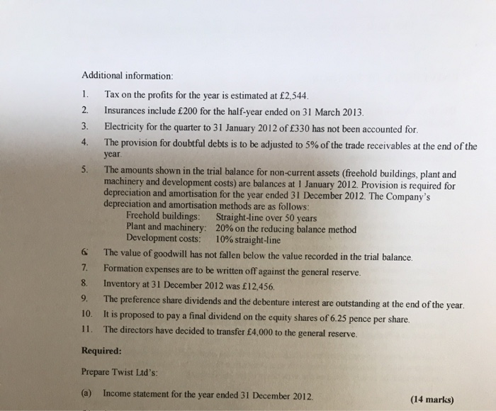 question from this section 2 The following is the trial balance of