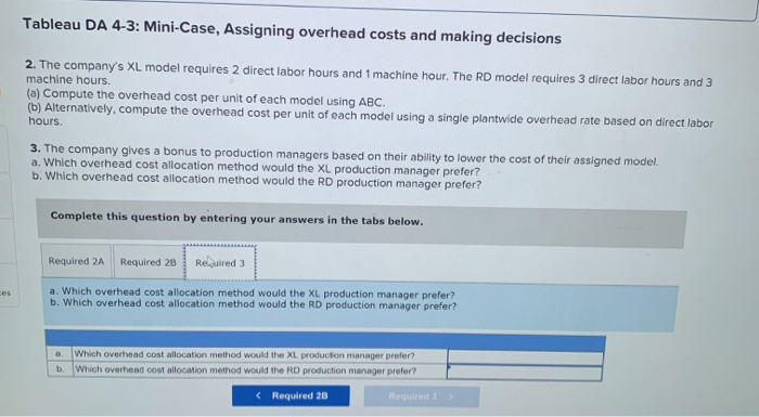 hrs 25,000 hrs Finishing Finishing Direct Labor Hours Machine Hours Estimated Overhead