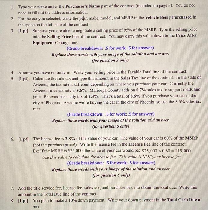  please answer as much as possible. thank you! 1. Type your