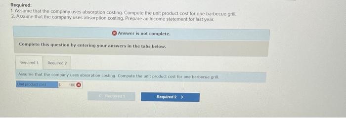 of it in order Chuck Wagon Grills, Incorporated, makes a single product-a