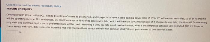 ON EQUITY Pacific Packaging's Roe last year was only 6%; but its