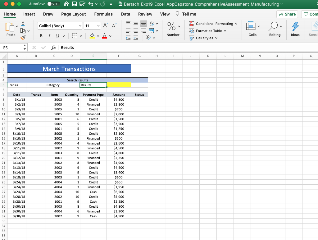 new position, you have decided to compile a report that details all