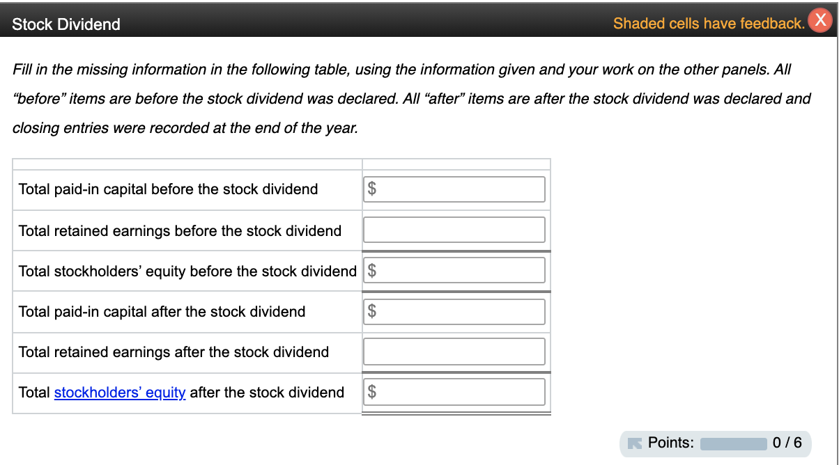 practical jokes. The corporation has paid several cash dividends throughout 20Y6, the