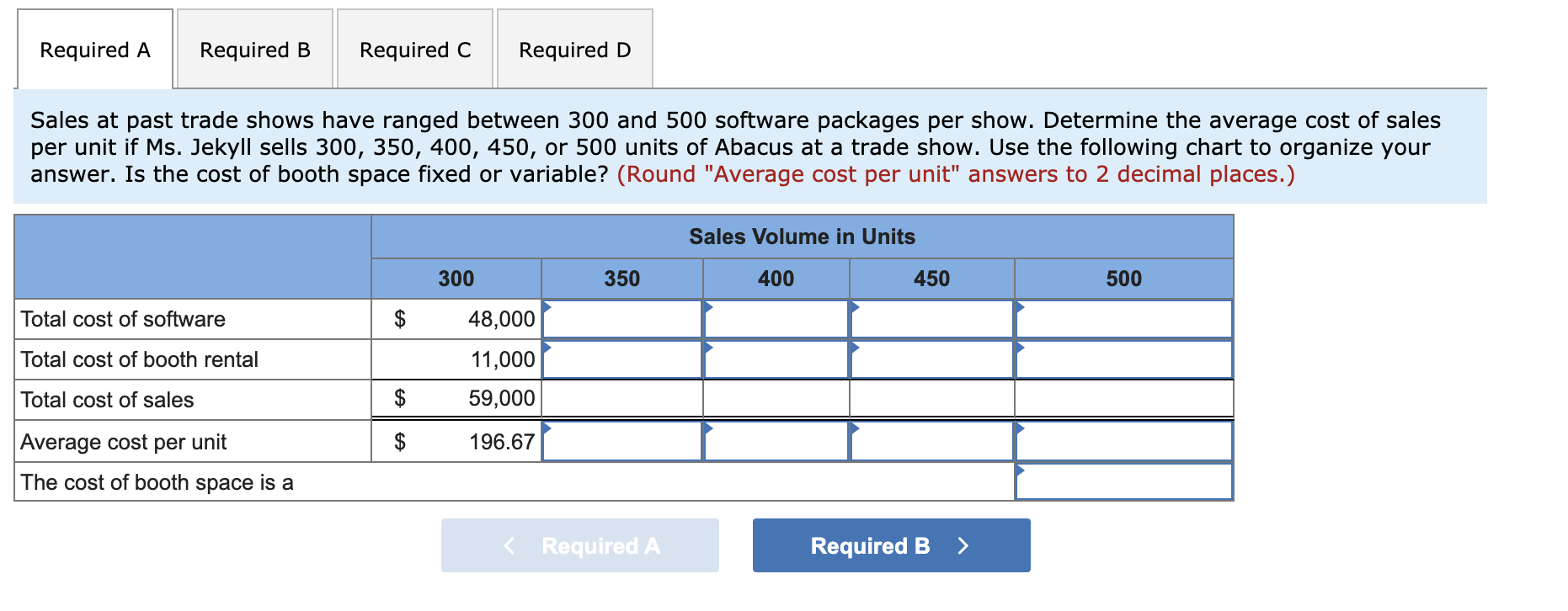 selling an accounting software package, Abacus. She purchases the package from a