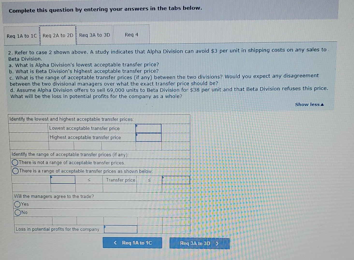 Case 1 2 3 4 58,000 295,000 100,000 199,000 58,000 295,000 76,000