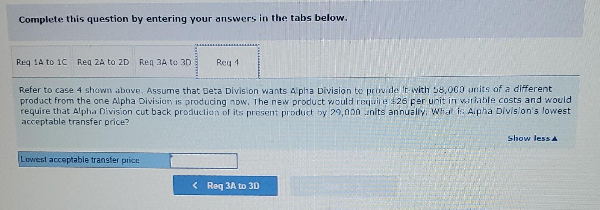 to outside customers Selling price per unit to outside customers Variable costs