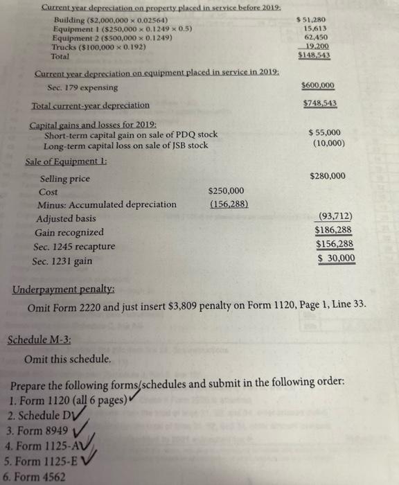 insurance policy Land Buildings Accumulated depreciationBuildings Equipment Accumulated depreciation-Equipment Trucks Accumulated depreciation--Trucks