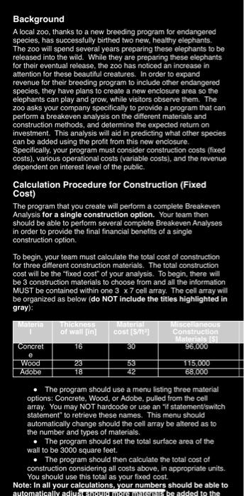 c code. all the info is below i don't have nothing else.