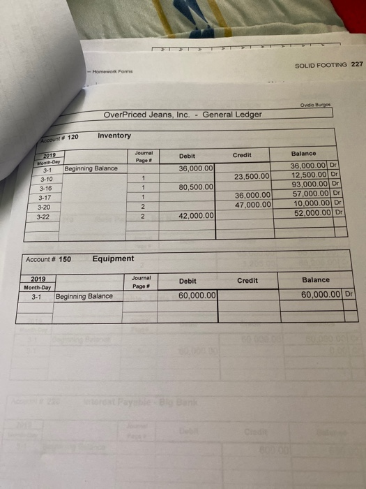 into the business. The cash is put into Big Bank (As an