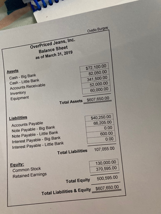 of Big Bank. SPP March 1 Take $4,200 cash out of Big