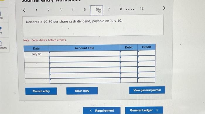 stockholders' Equity (December 31 Common stock 8 par value, 120,000 shares authorized,