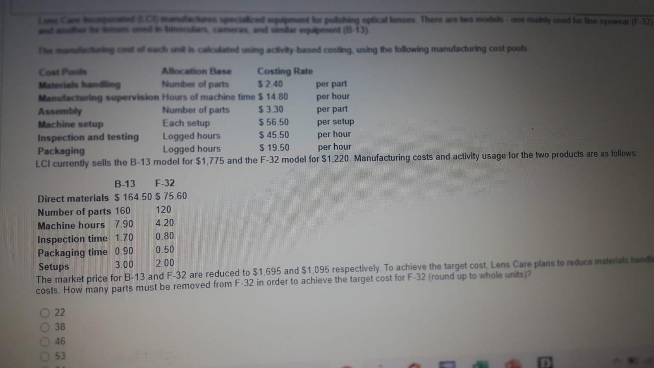 Marks (5) also choose from below options.The hidden amount after 53 is