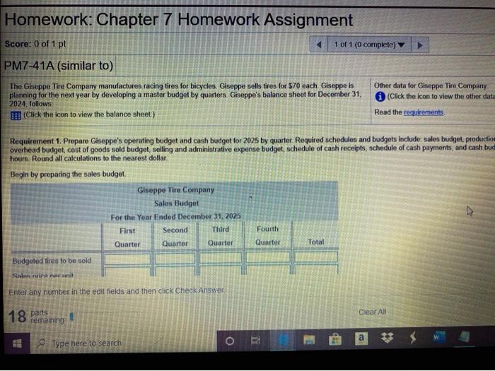 due by 1130 pm Homework: Chapter 7 Homework Assignment Score: 0 of