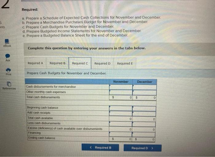 $370,000 for November, $390,000 for December, and $380,000 for January Collections are