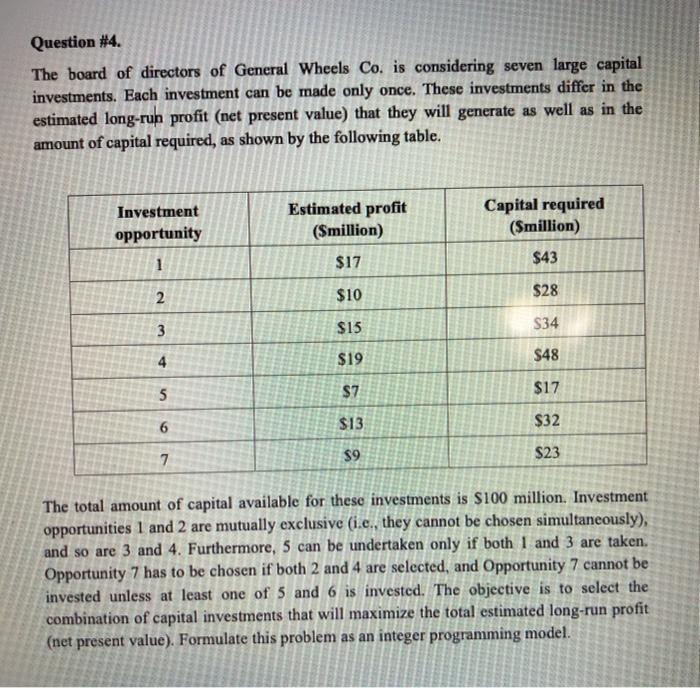please do not solve with excel, but with long written answers. thank