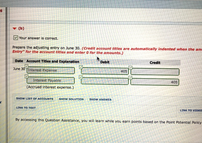 Bank on a six-month, $81,000, 6% note. Your answer is correct. Prepare