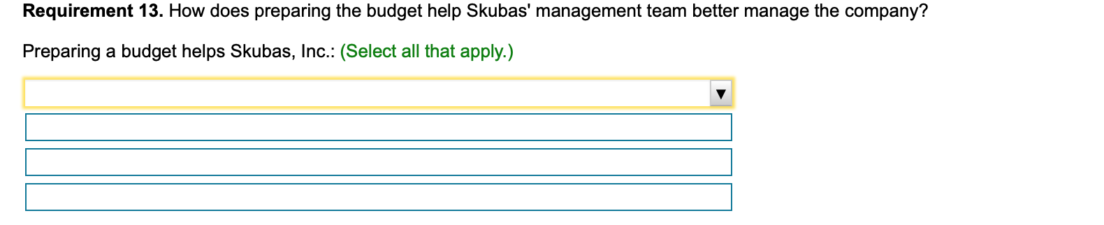 CEO expects 2021 beginning inventory of 500 snowboards and would like to