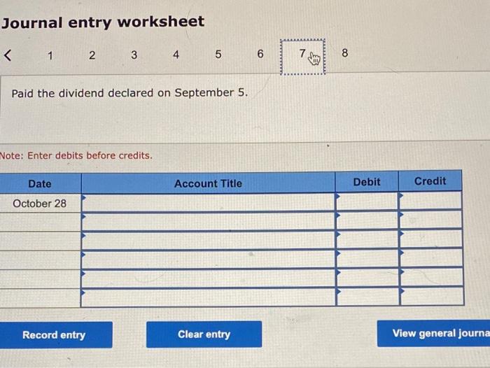cash per share. January 5 Directors declared a $2 per share cash