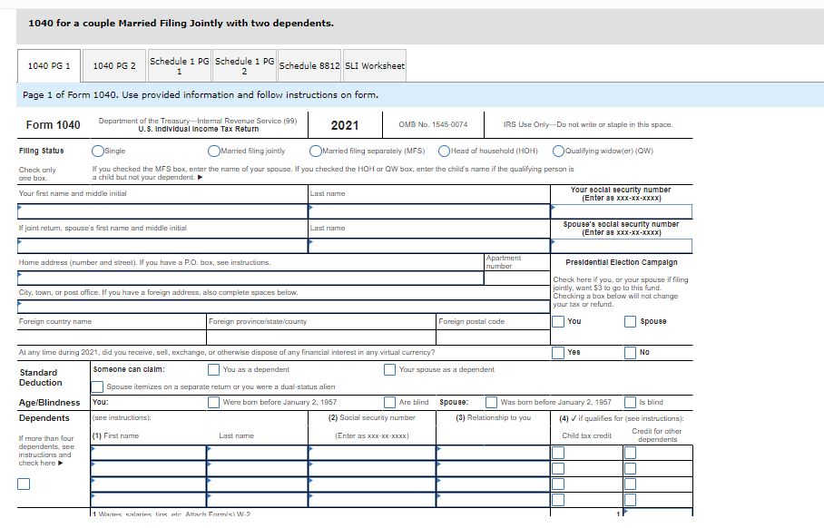 Please answer all forms they are a 1 question not separate. Assume
