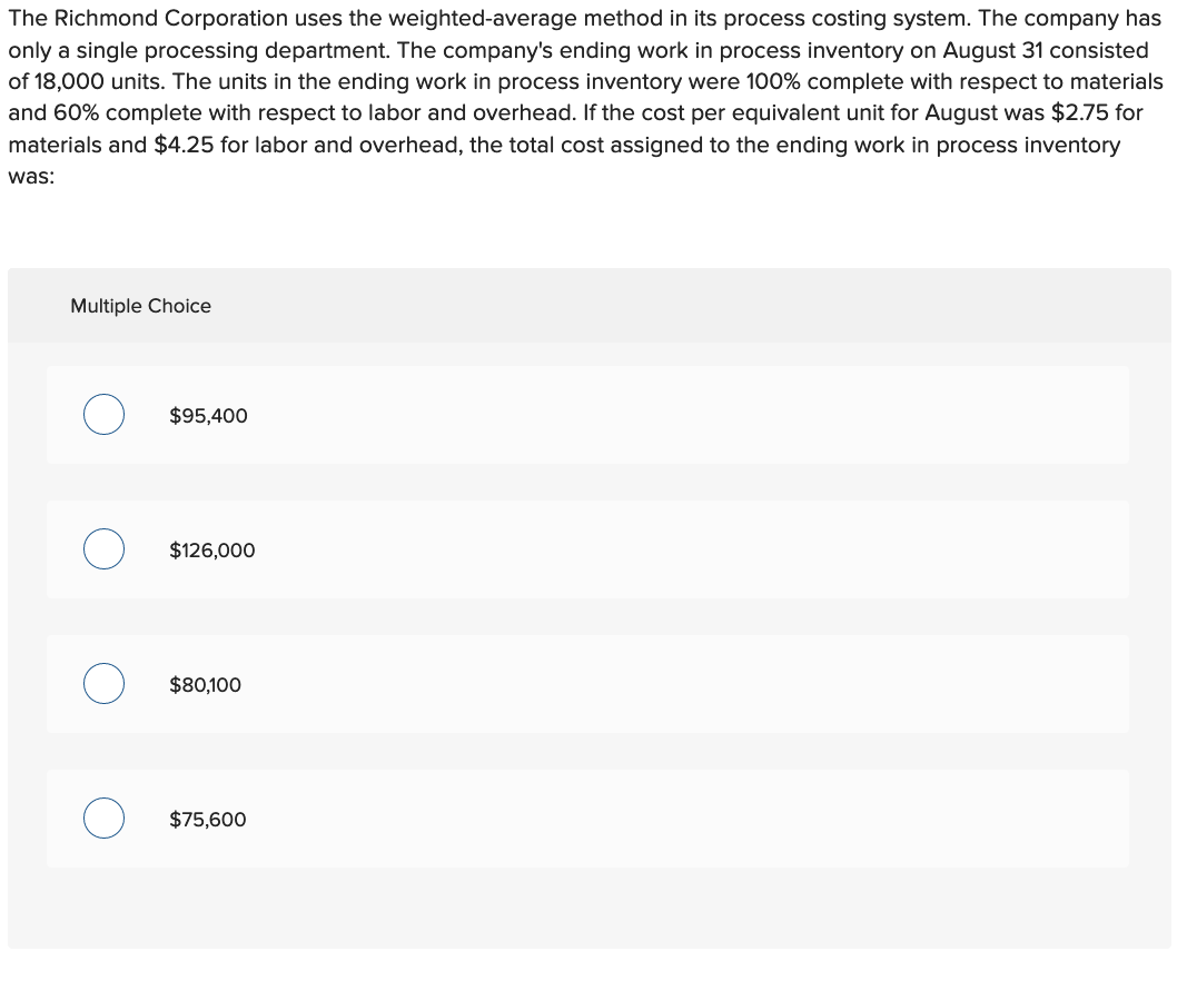 beginning work in process inventory that were 40% complete with respect to