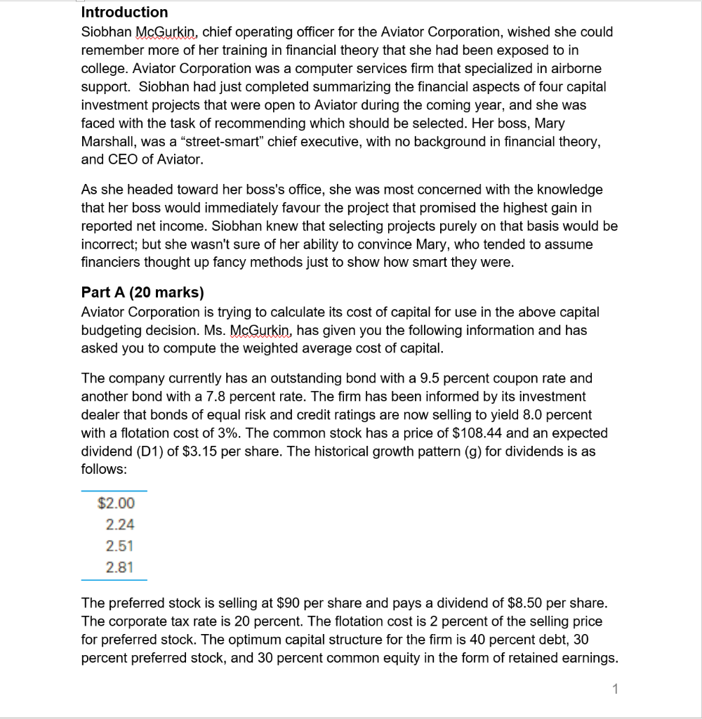 Please answer in excel and show the calculation. Thank you so much.
