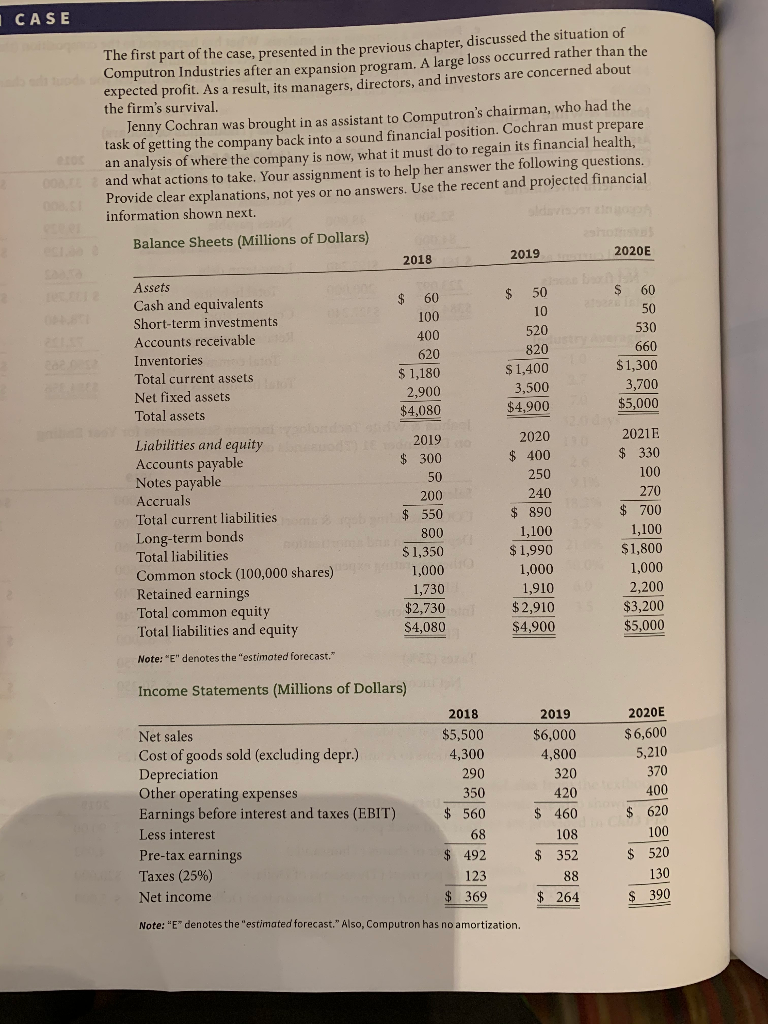 1. Perform a common size analysis and percentage change analysis. What do