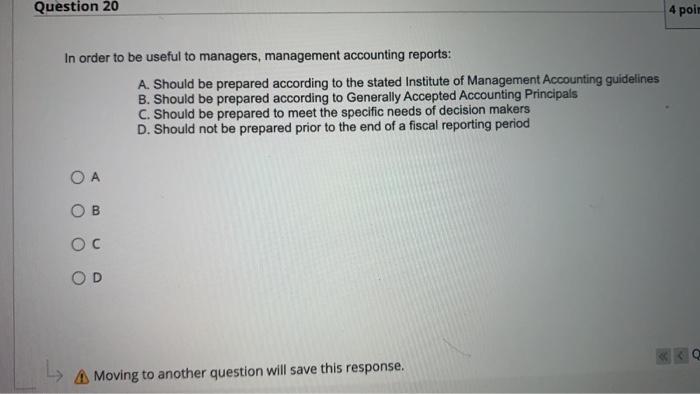 break-even point: A. Equals total fixed costs B. Is zero C. Is