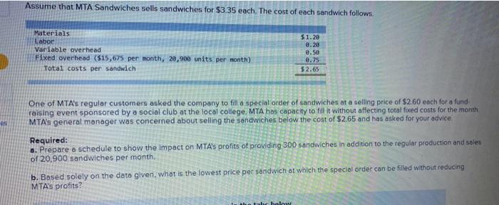 nonprofit organizations distribute to handicapped and elderly people. The following is her